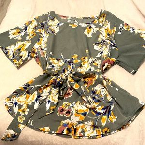 Shein floral top